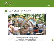 Tablet Screenshot of maplekeydaycamp.com